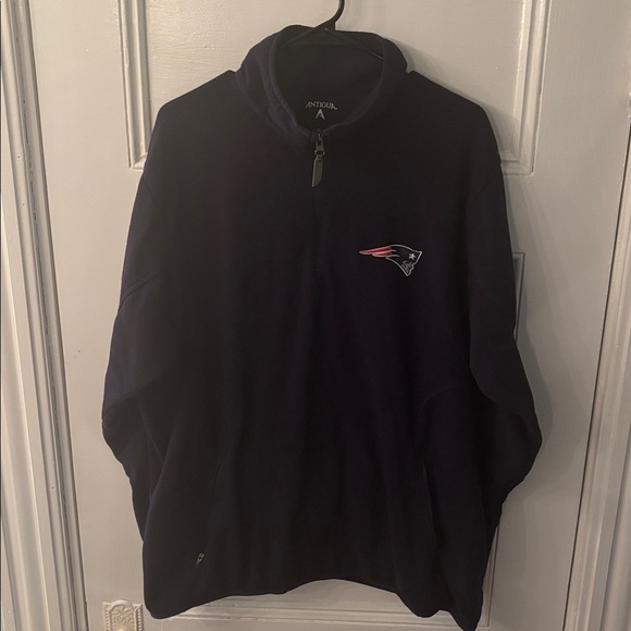 Antigua Dark Blue Patriots Quarter-Zip - Picture 1 of 3